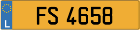 Truck License Plate